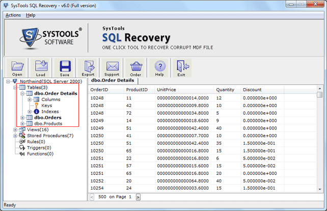 SQL MDF Repair 6.0