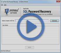 sql password recovery video